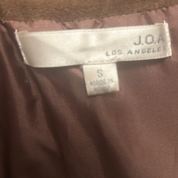 J.O.A. Tan Fringe Midi Skirt - Picture 4 of 6